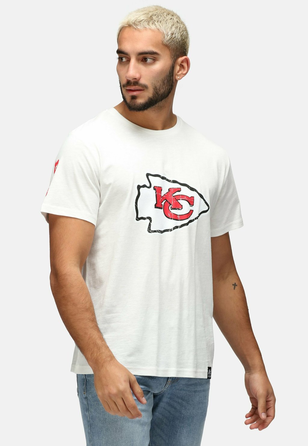 

Футболка с принтом NFL KANSAS CITY CHIEFS Re:Covered, цвет white