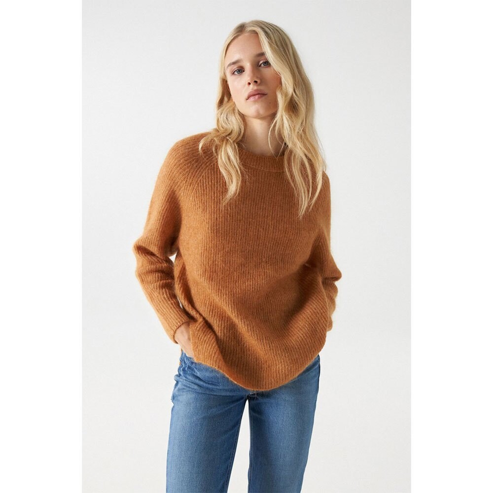 

Свитер Salsa Jeans 21007094 Ribbed Neck, коричневый