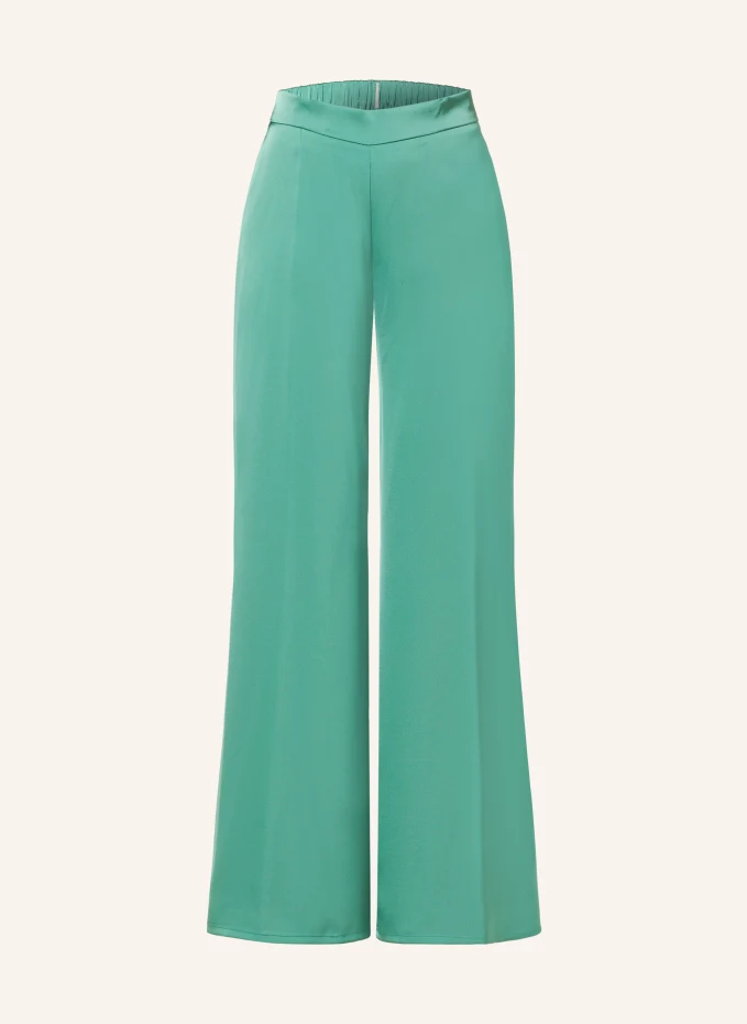 Атласные брюки V By Vera Mont, зеленый