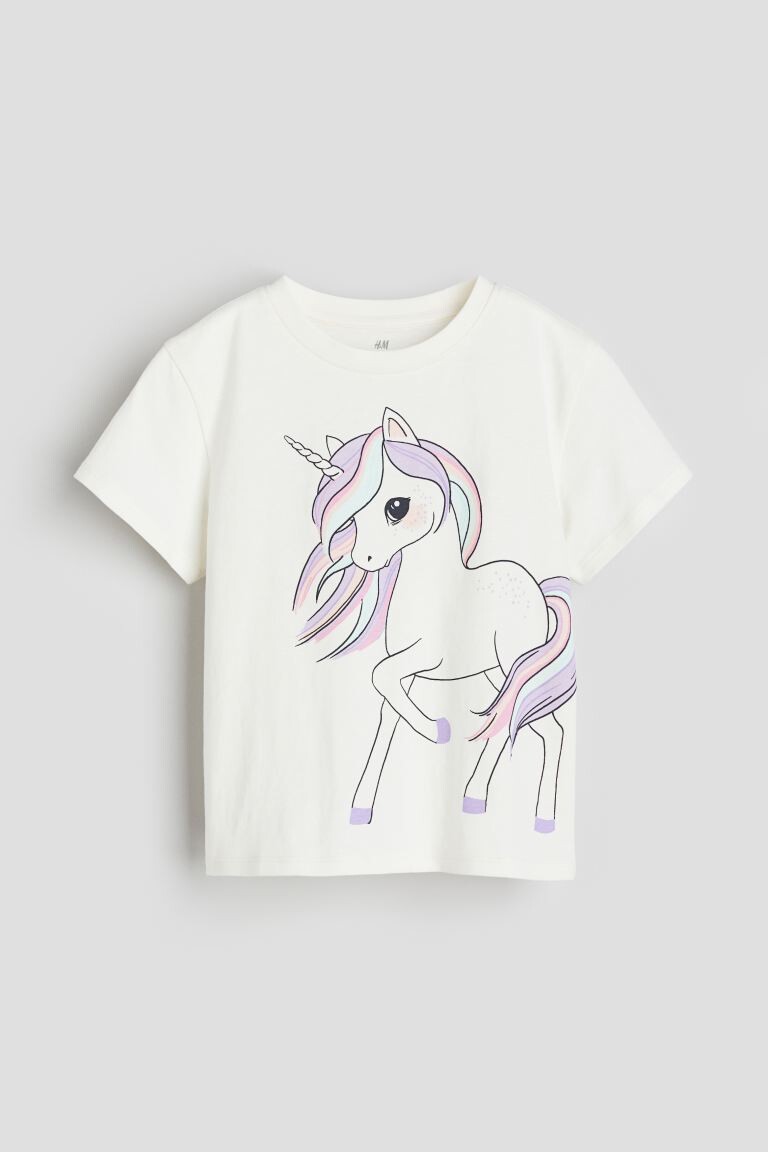 

Футболка с принтом H&M, белый