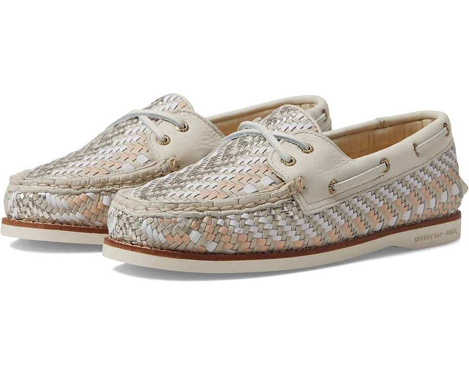 

Топсайдеры Sperry Authentic Original 2-Eye Woven, белый