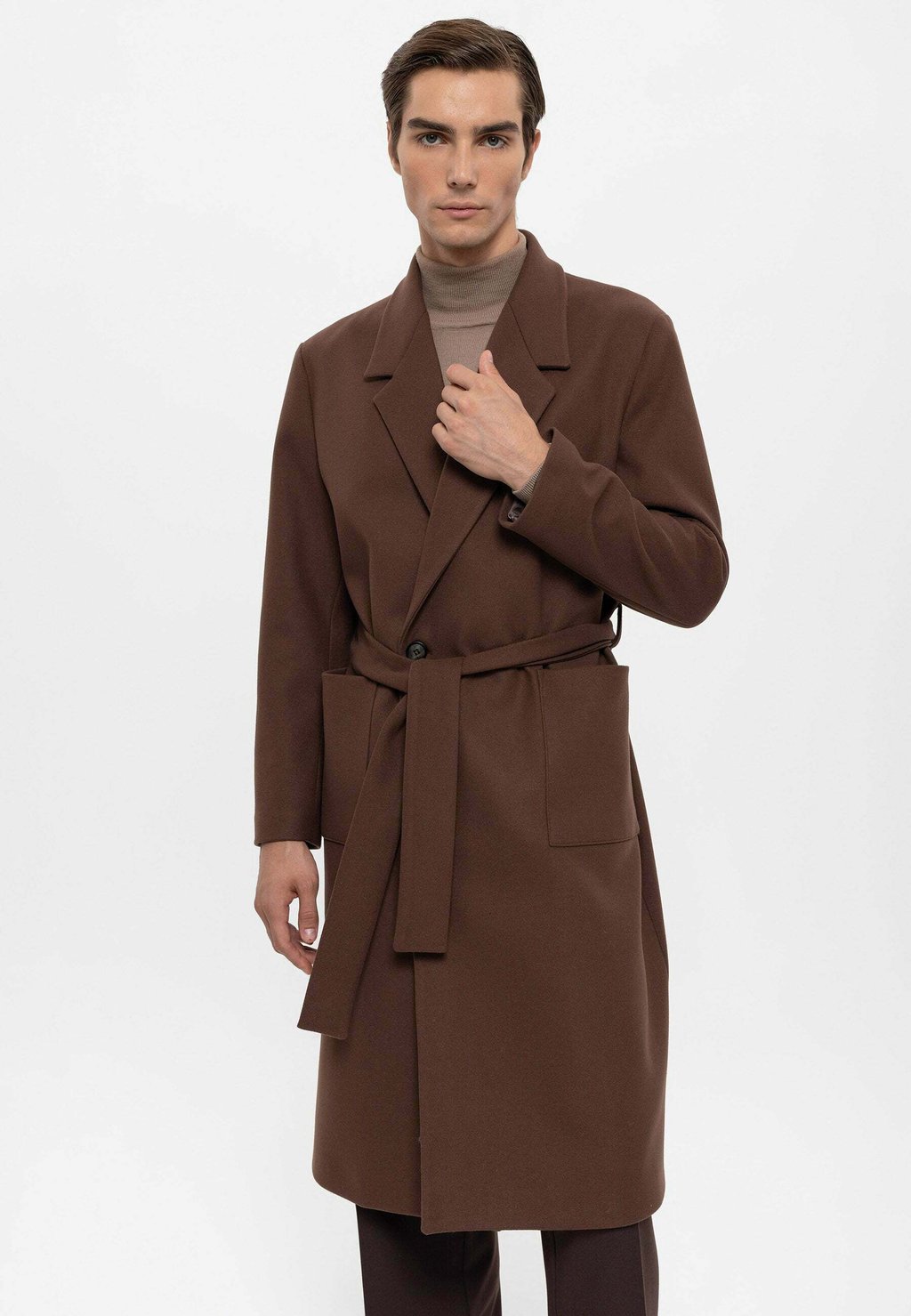 Классическое пальто Antioch, коричневое классическое пальто herringbone antioch коричневый