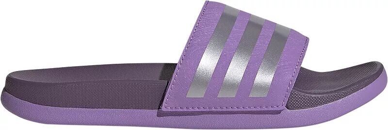 

Детские шлепанцы Adidas Adilette Comfort, фиолетовый/серебряный