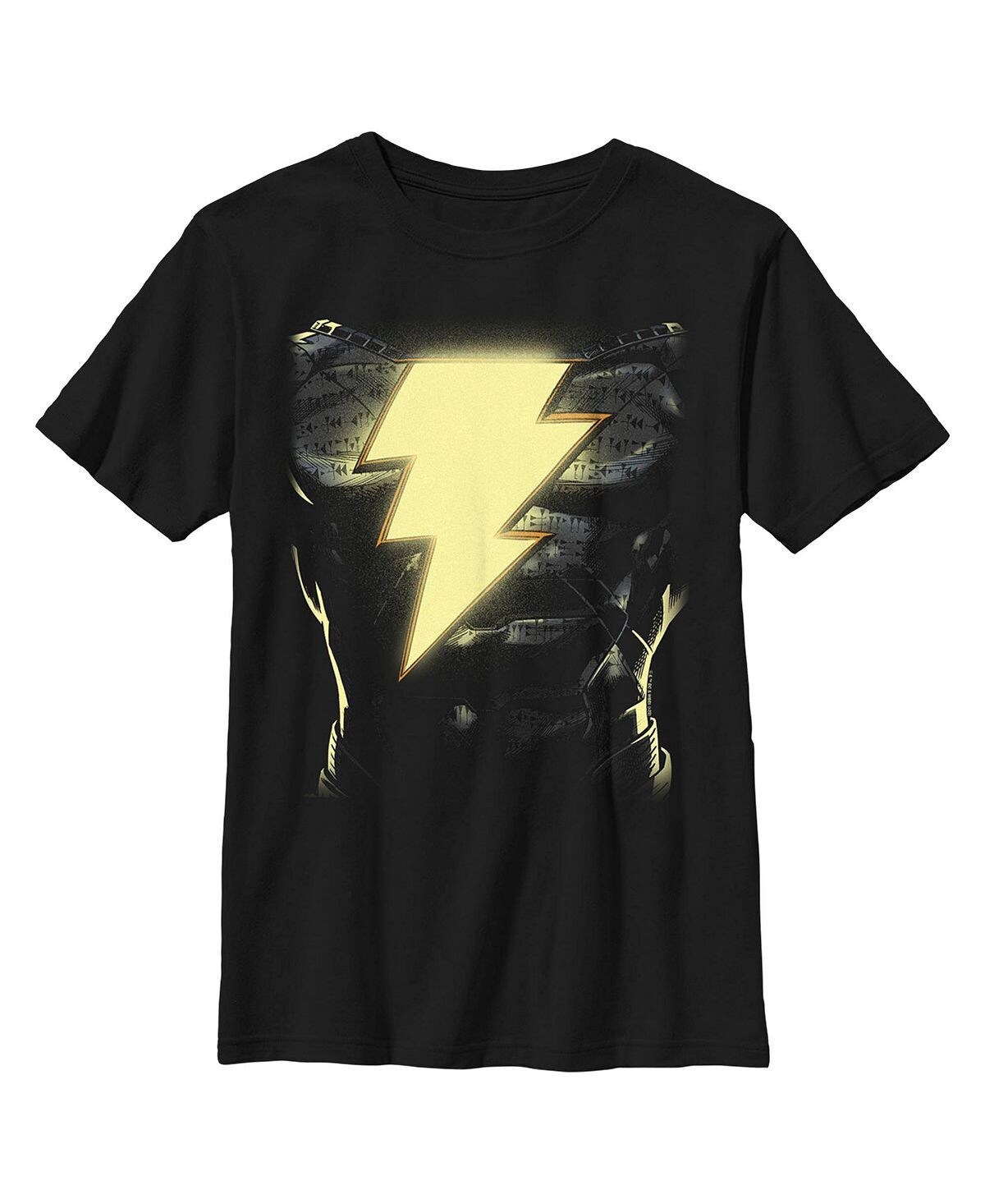 

Черная детская футболка Adam Antihero Glowing Body для мальчиков DC Comics