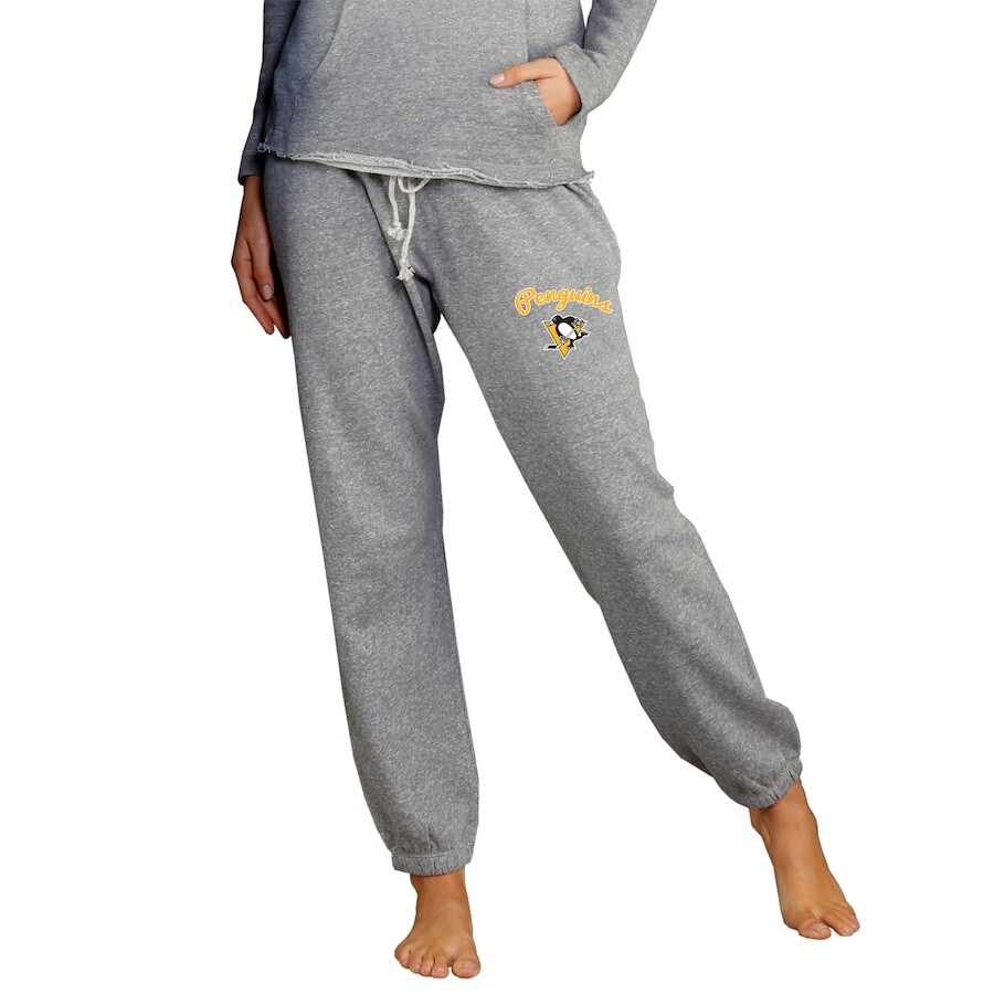 

Джоггеры Concepts Sport Pittsburgh Penguins, серый