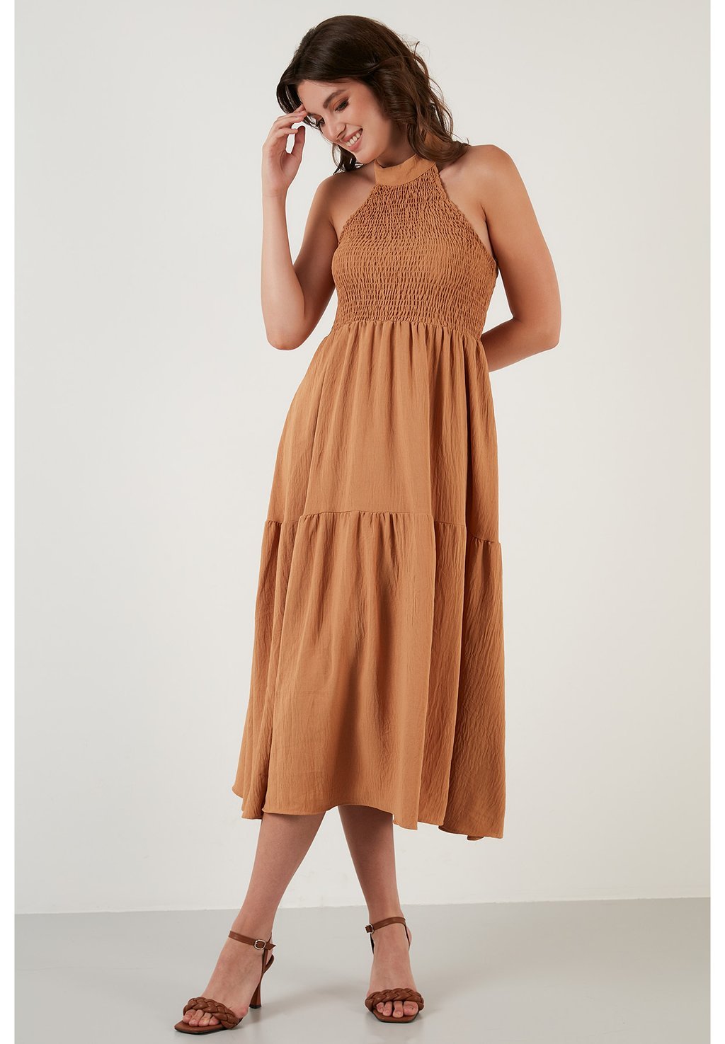 

Дневное платье REGULAR FIT LELA, цвет brown