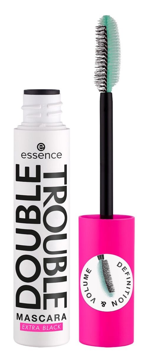 

Essence Double Trouble Extra Black Тушь для ресниц, 12 ml
