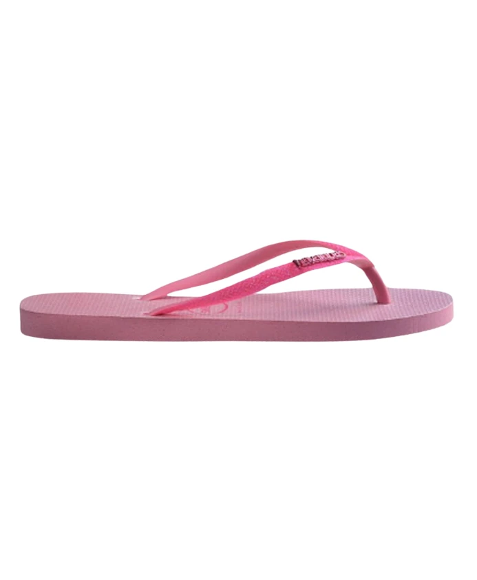 

Пляжные шлепанцы с розовыми блестками Havaianas, розовый