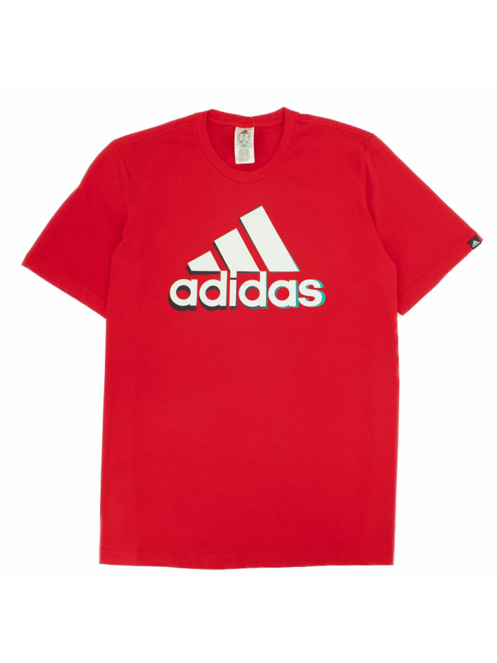 

Футболка adidas Adi Exposure Graphic Tee, красный