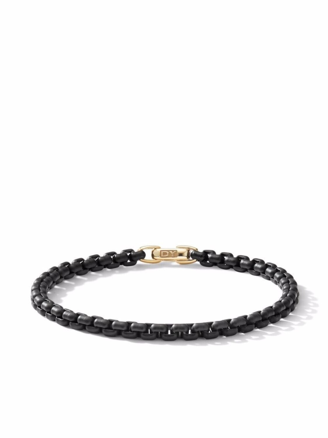 

Цепочный браслет DY Bel Aire из желтого золота David Yurman, черный