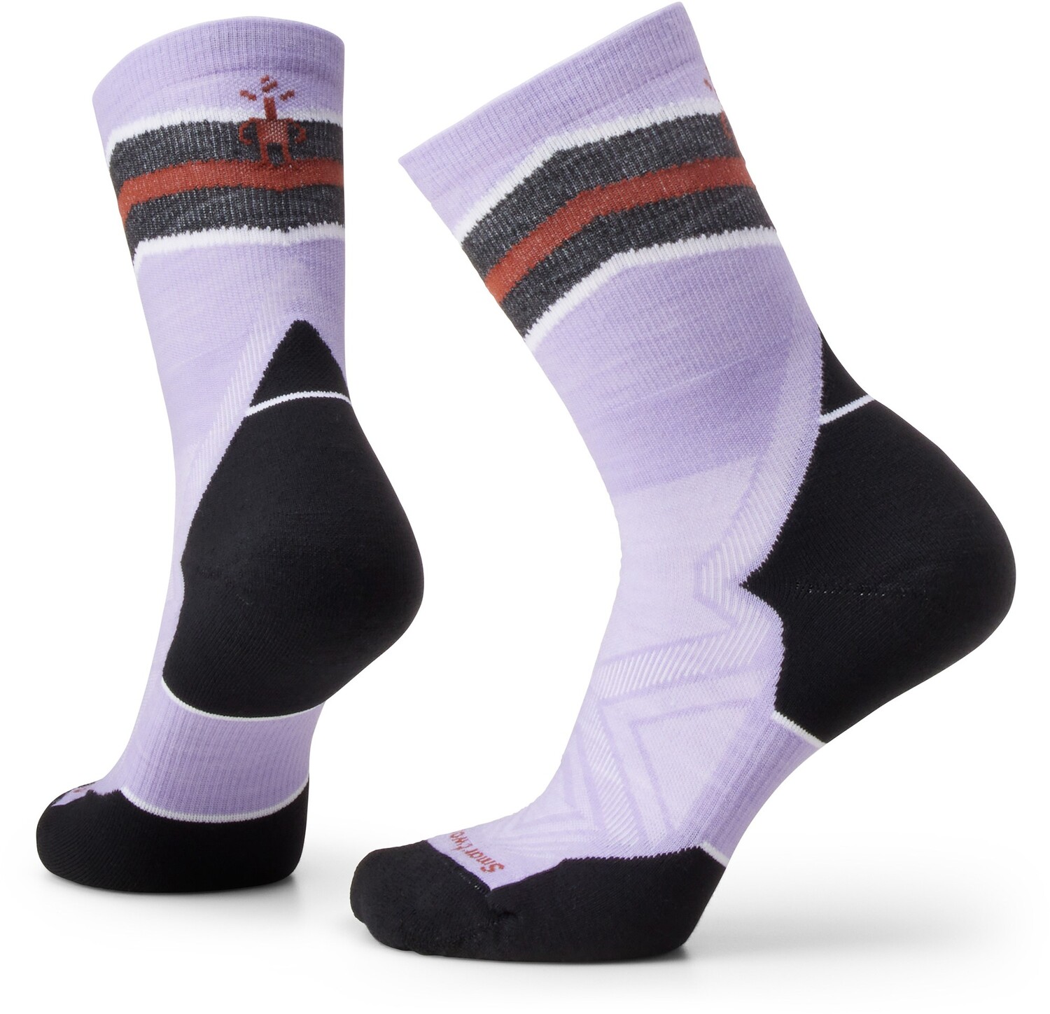 

Носки Performance Run Targeted Cushion Mid Crew — женские Smartwool, фиолетовый