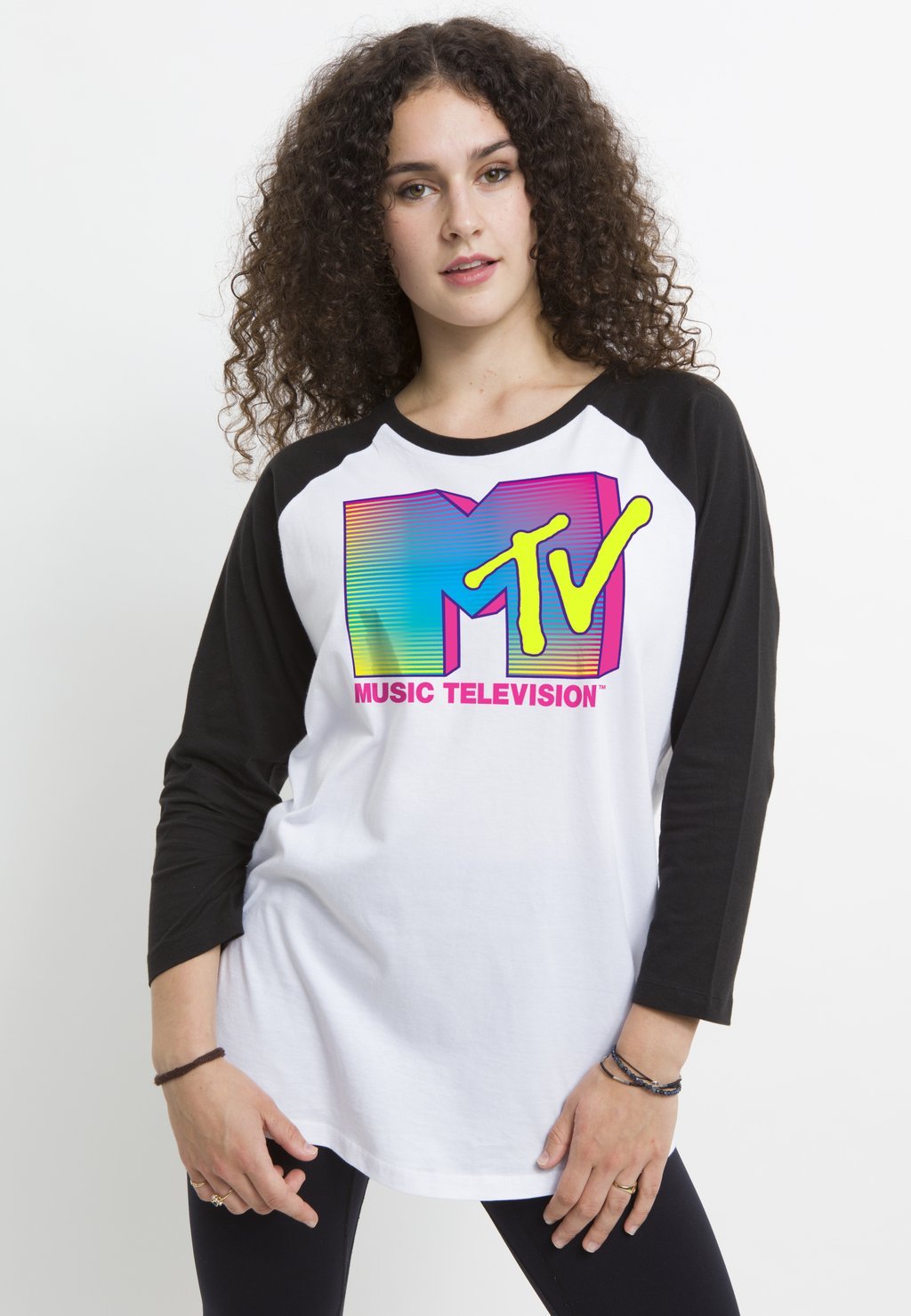 

Топ с длинными рукавами MTV FLUORESCENT Henry Tiger, белый