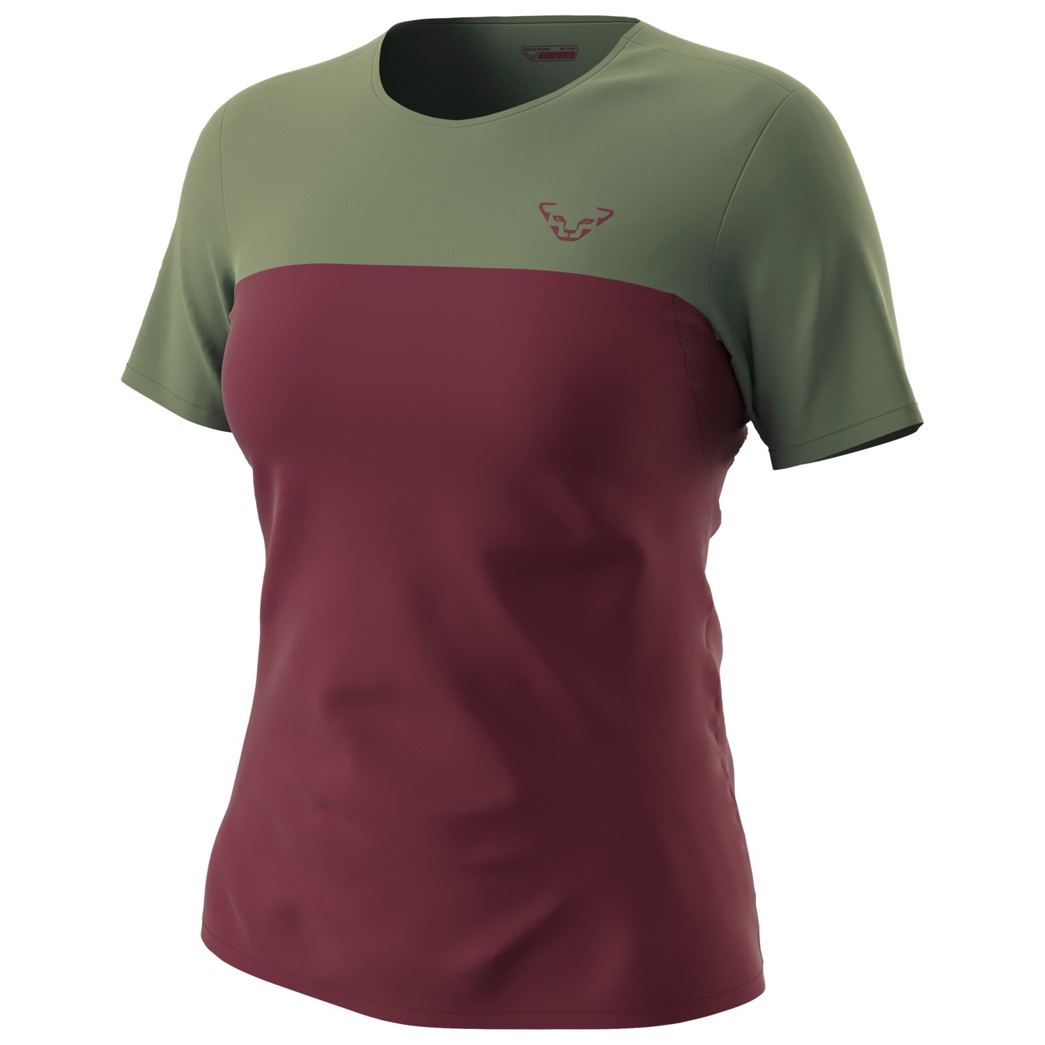 Функциональная рубашка Dynafit Women's Traverse S Tech S/S Tee, цвет Burgundy/5290