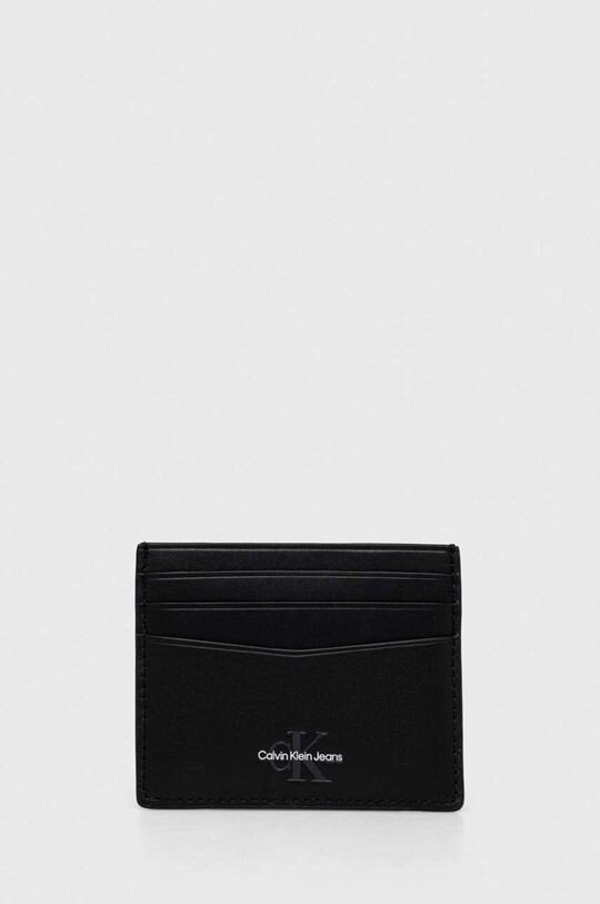 

Кожаный футляр для карт Calvin Klein Jeans, черный
