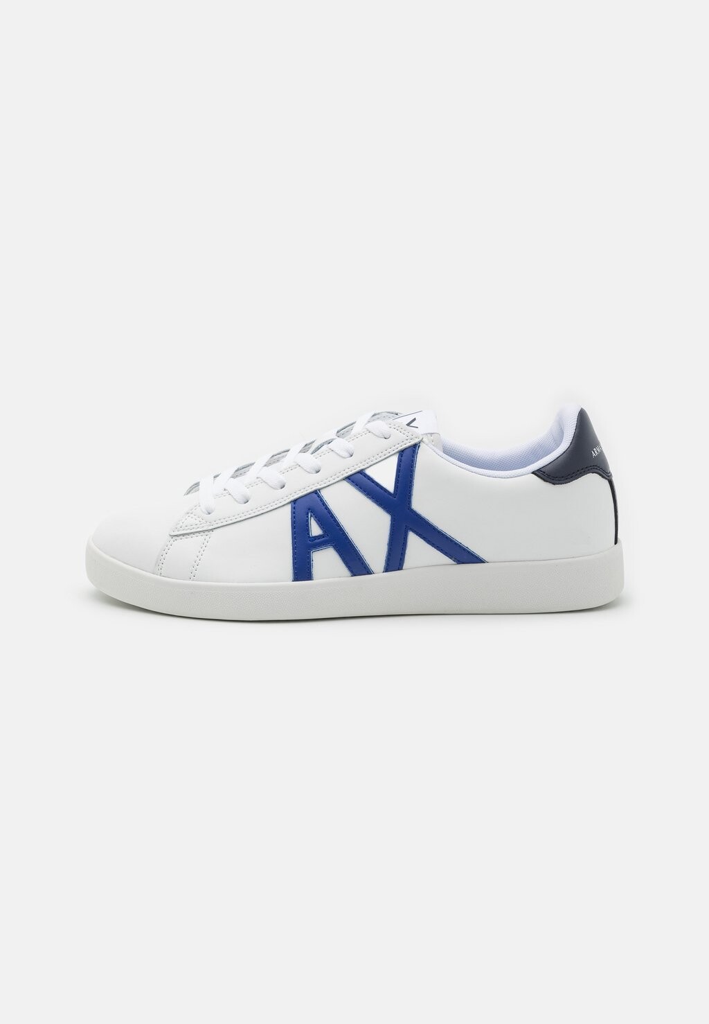 

Низкие кроссовки Armani Exchange, оптический белый/синий/синий