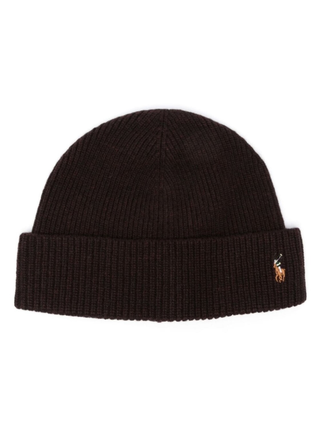 

Polo Ralph Lauren шапка бини с логотипом Polo Pony, коричневый