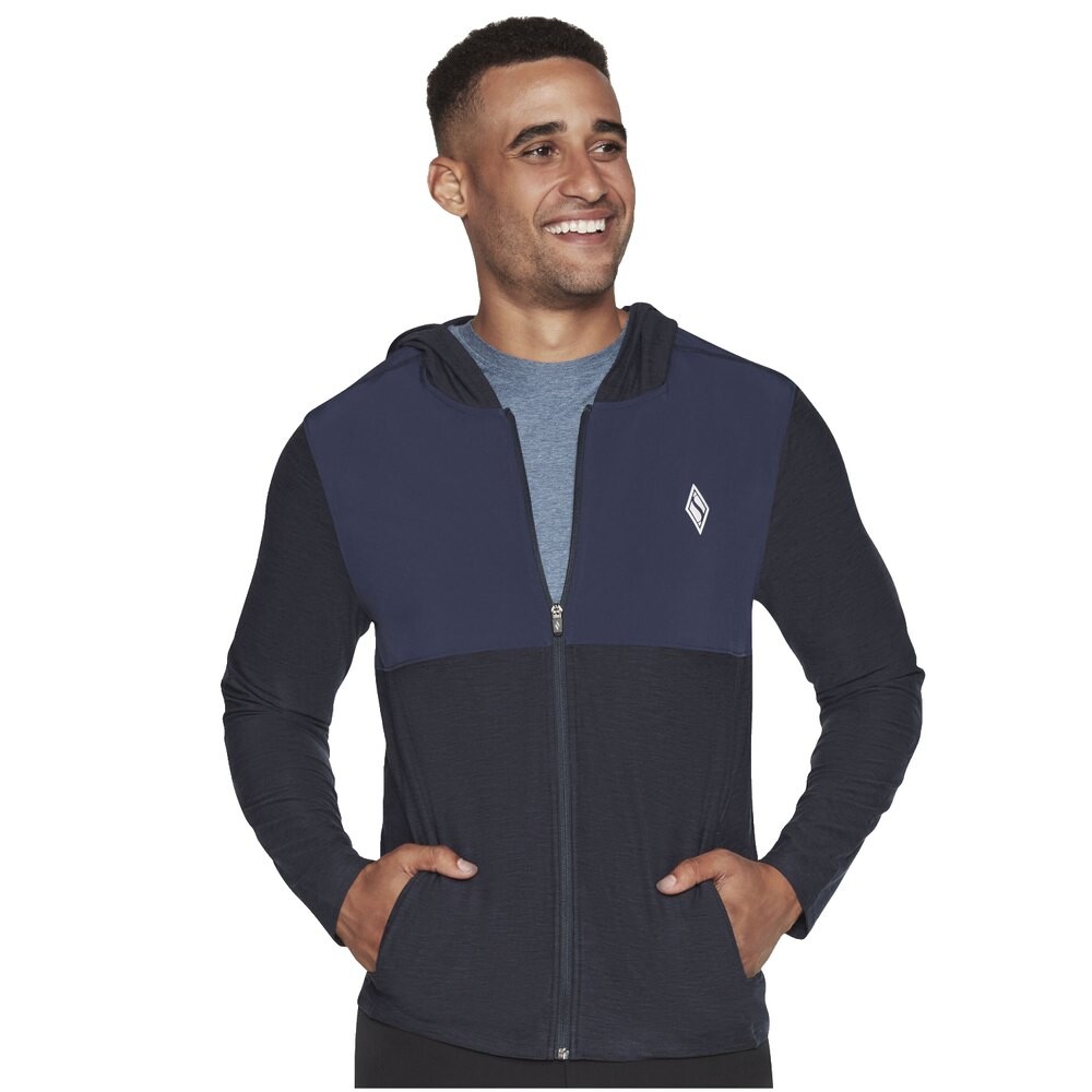 

Толстовка Skechers Ultra Go Lite Full Zip, синий