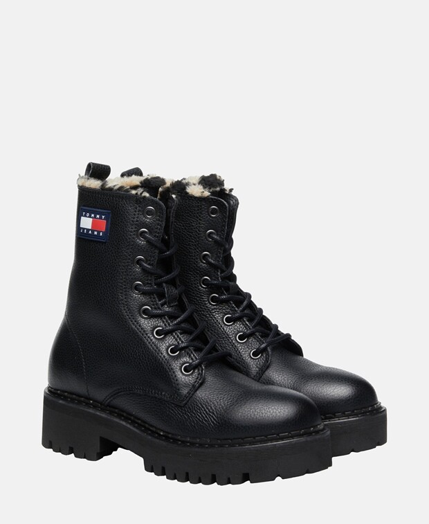 

Ботинки на шнуровке Tommy Jeans, черный