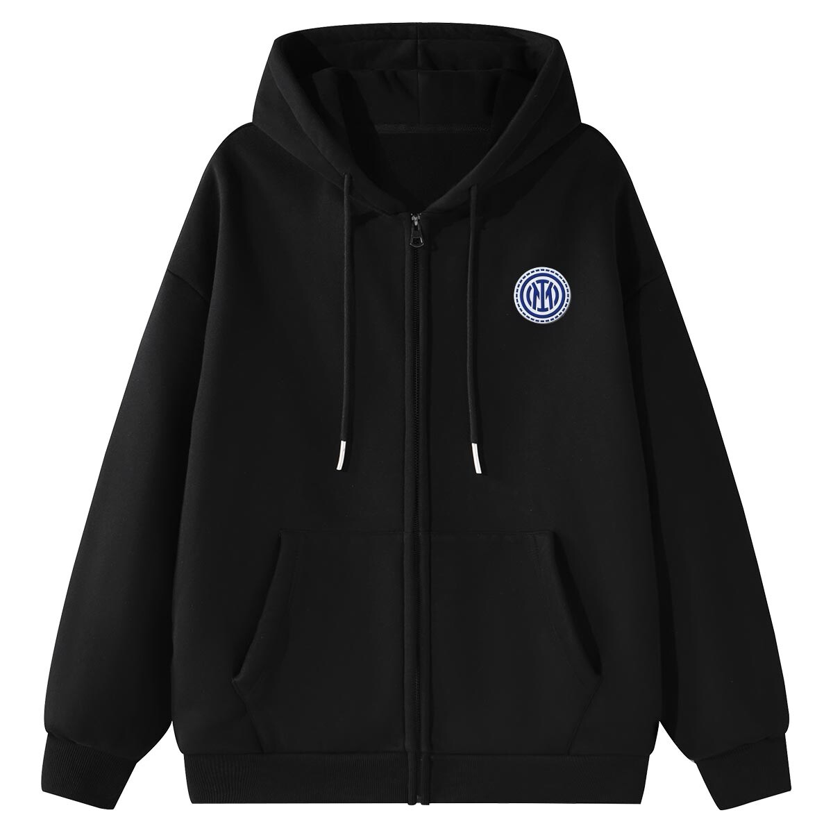 

Inter Milan Football Club ФК Толстовка унисекс Internazionale Milano, Серый (утолщенный, на флисовой подкладке)