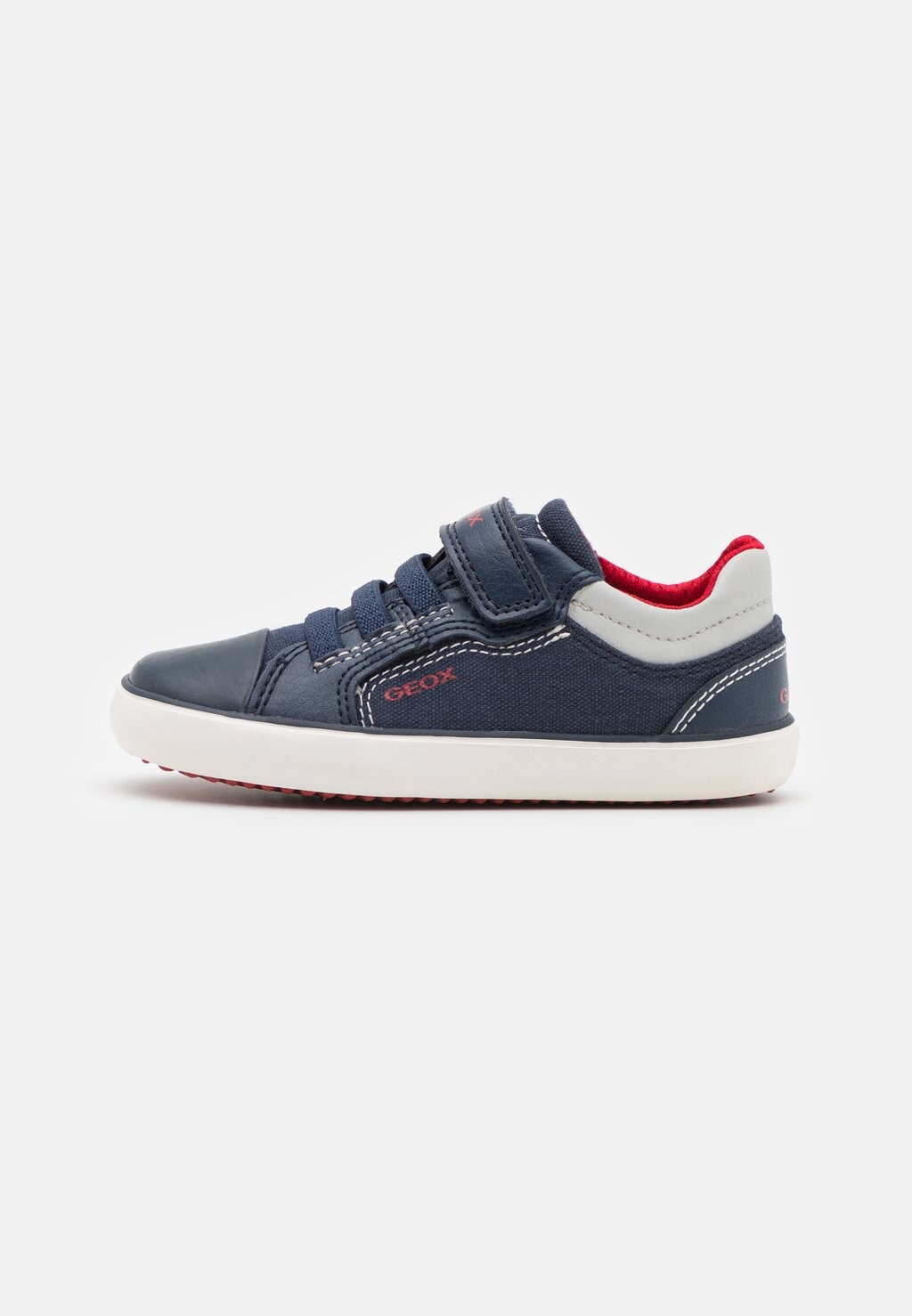 Кроссовки низкие GISLI BOY Geox, цвет navy/red кроссовки низкие alben boy geox цвет grey navy