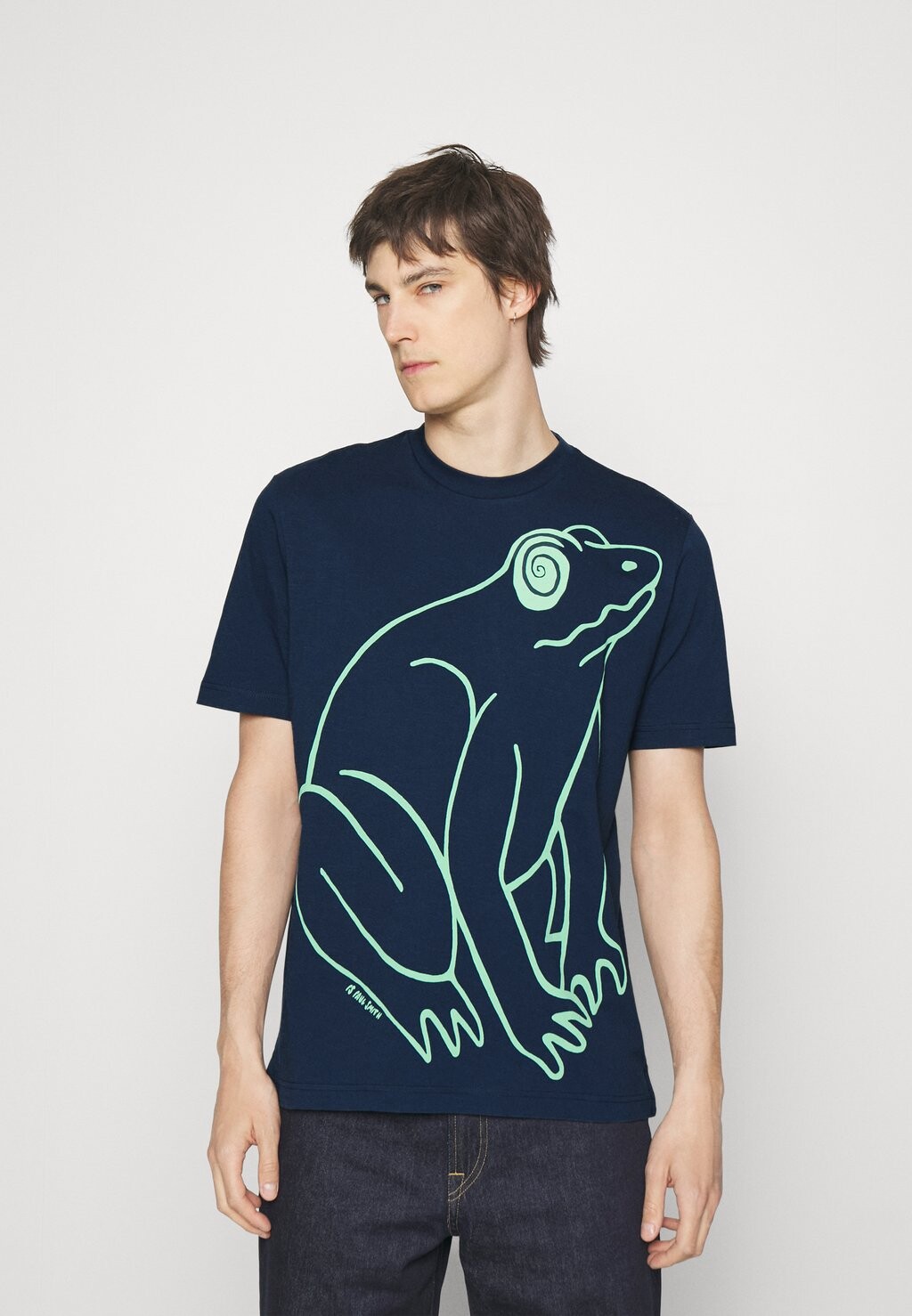 

Футболка с принтом FROG PS Paul Smith, чернильно-синий