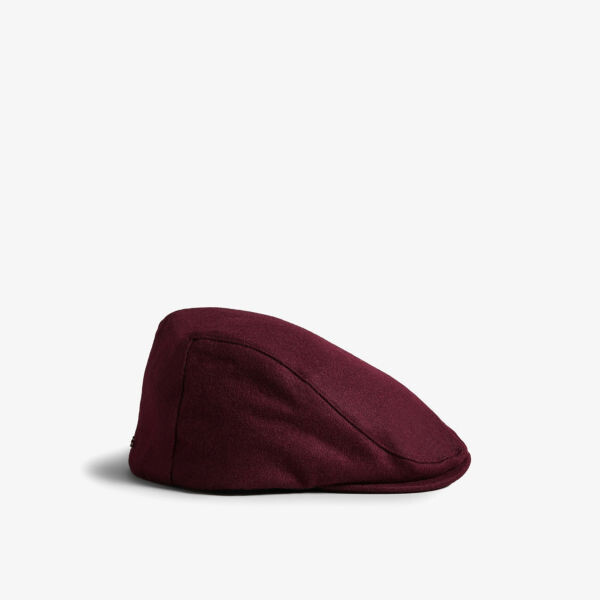 

Шерстяная кепка Arrone с металлическим логотипом Ted Baker, цвет oxblood