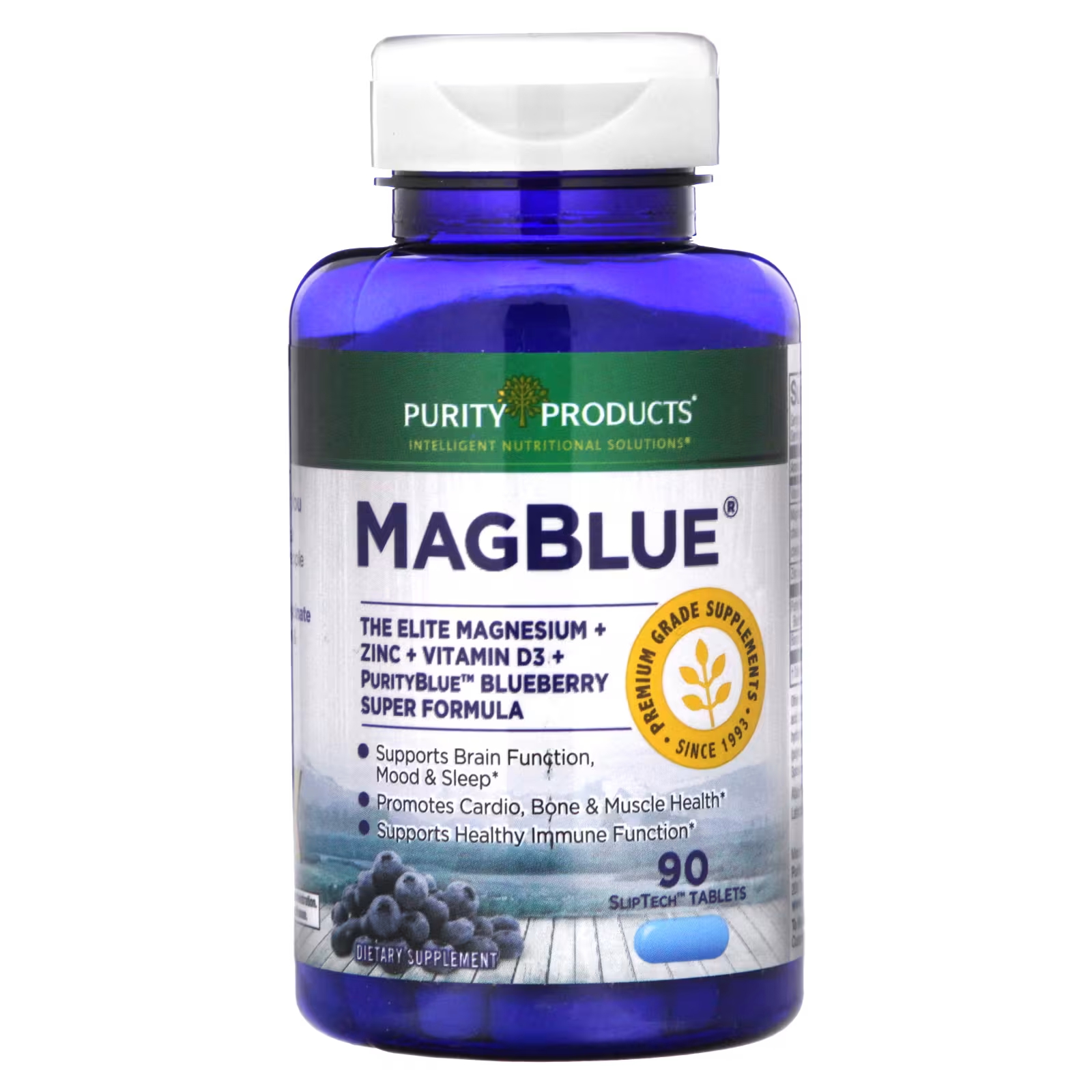 Таблетки MagBlue 90 SlipTech Purity Products purity products формула h a joint 90 капсул