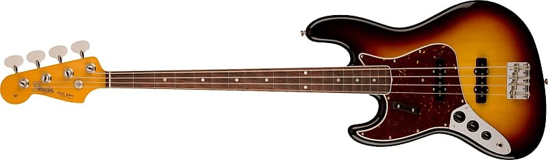 

Басс гитара Fender American Vintage II 1966 Jazz Bass Left-Hand, Rosewood Fingerboard, 3-Color Sunburst 0190180800