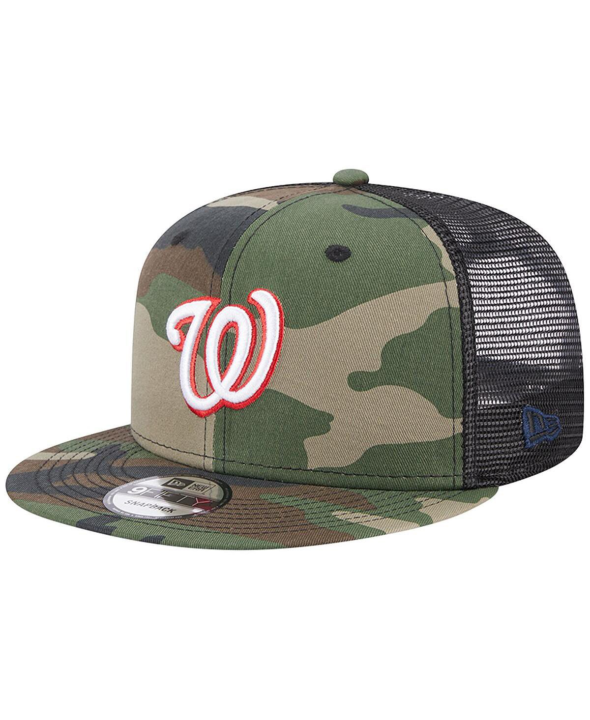 

Мужская камуфляжная кепка Washington Nationals Trucker 9FIFTY Snapback New Era