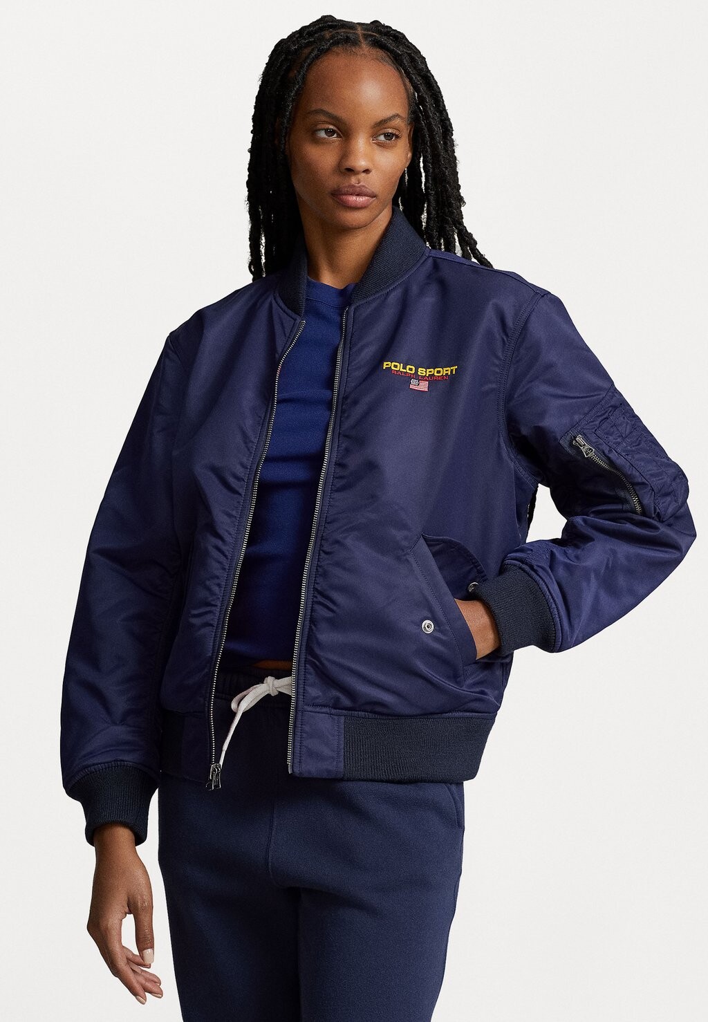 

Куртка бомбер Polo Sport Ralph Lauren, синий