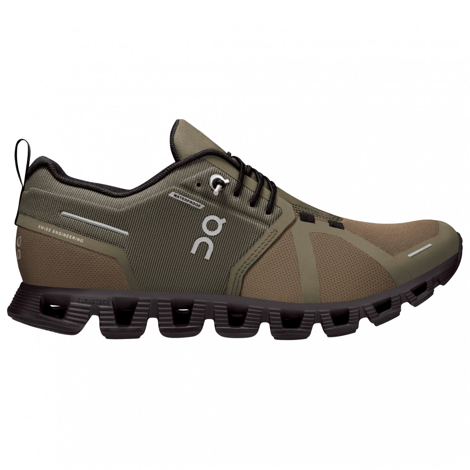 Кроссовки On Cloud 5 Waterproof, цвет Olive/Black водонепроницаемая обувь cloud 5 женская on серый
