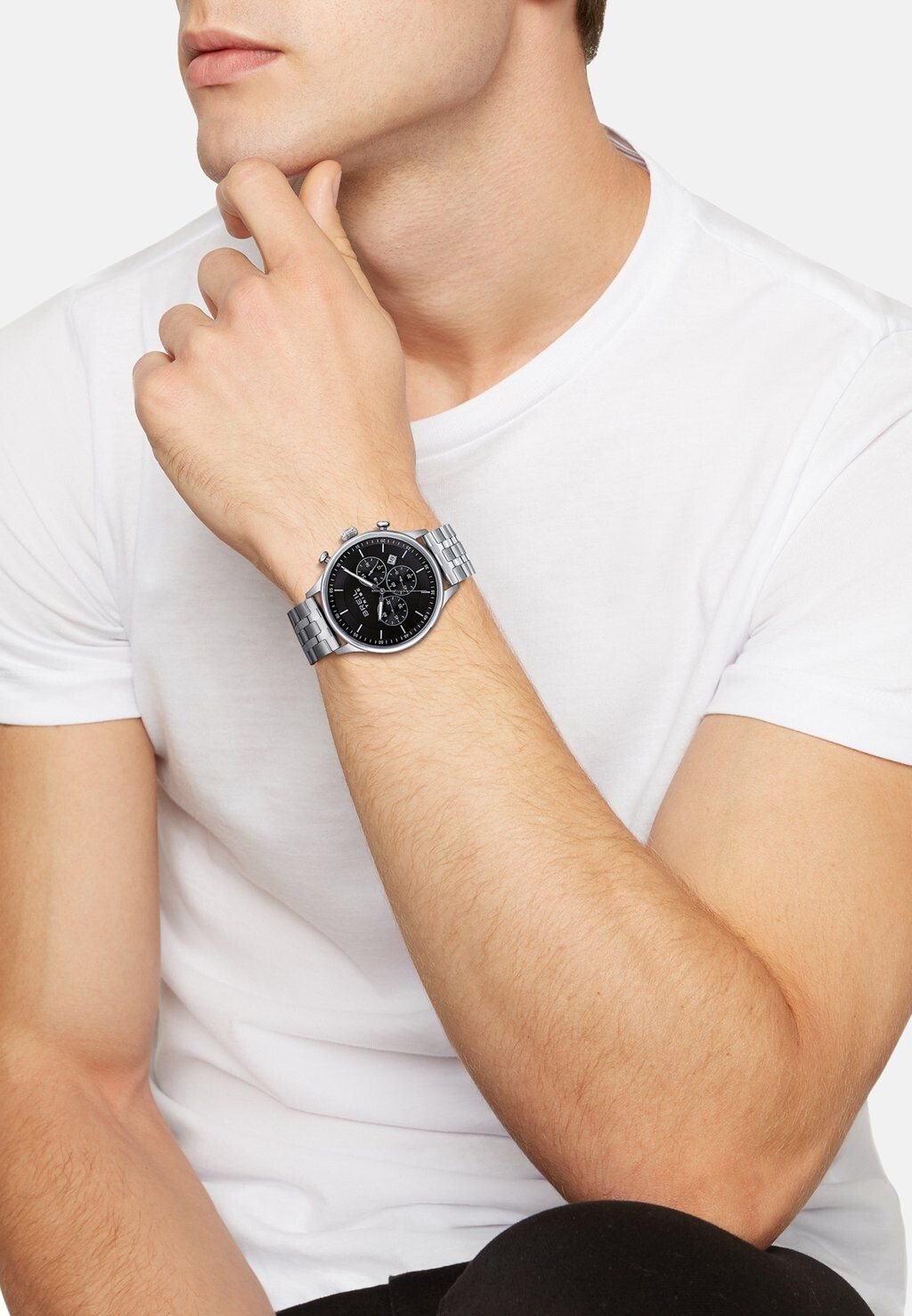 

Часы с хронографом Breil, черный