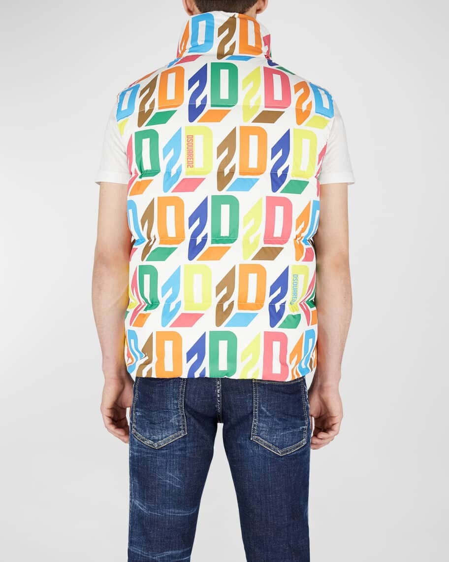 

Мужской пуховик с монограммой Dsquared2
