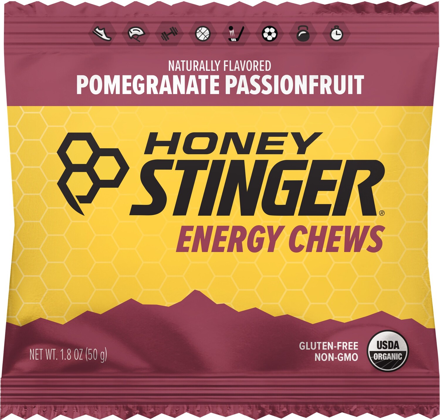 

Органические энергетические жевательные конфеты Honey Stinger
