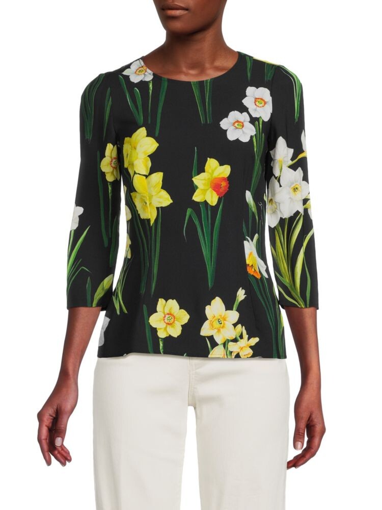 

Цветочный топ Dolce&Gabbana, цвет Black Multi