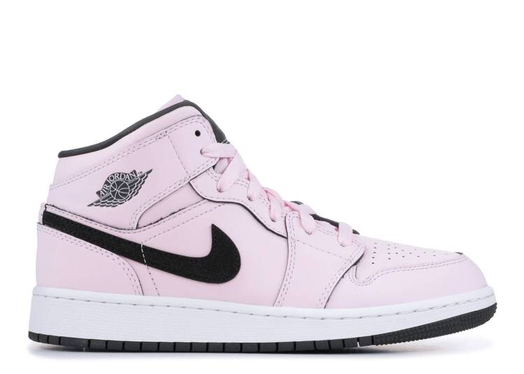 

Кроссовки AIR JORDAN 1 MID GS 'PINK FOAM', розовый