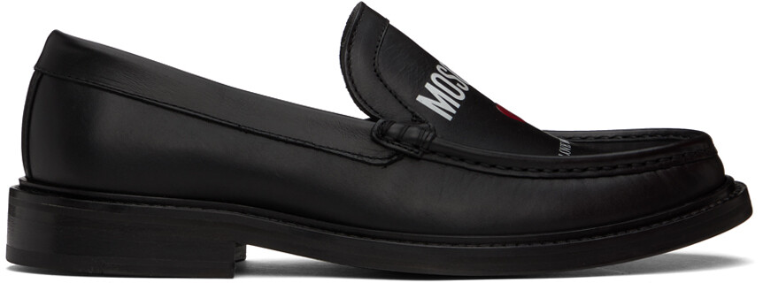 

Черные лоферы для колледжа Moschino