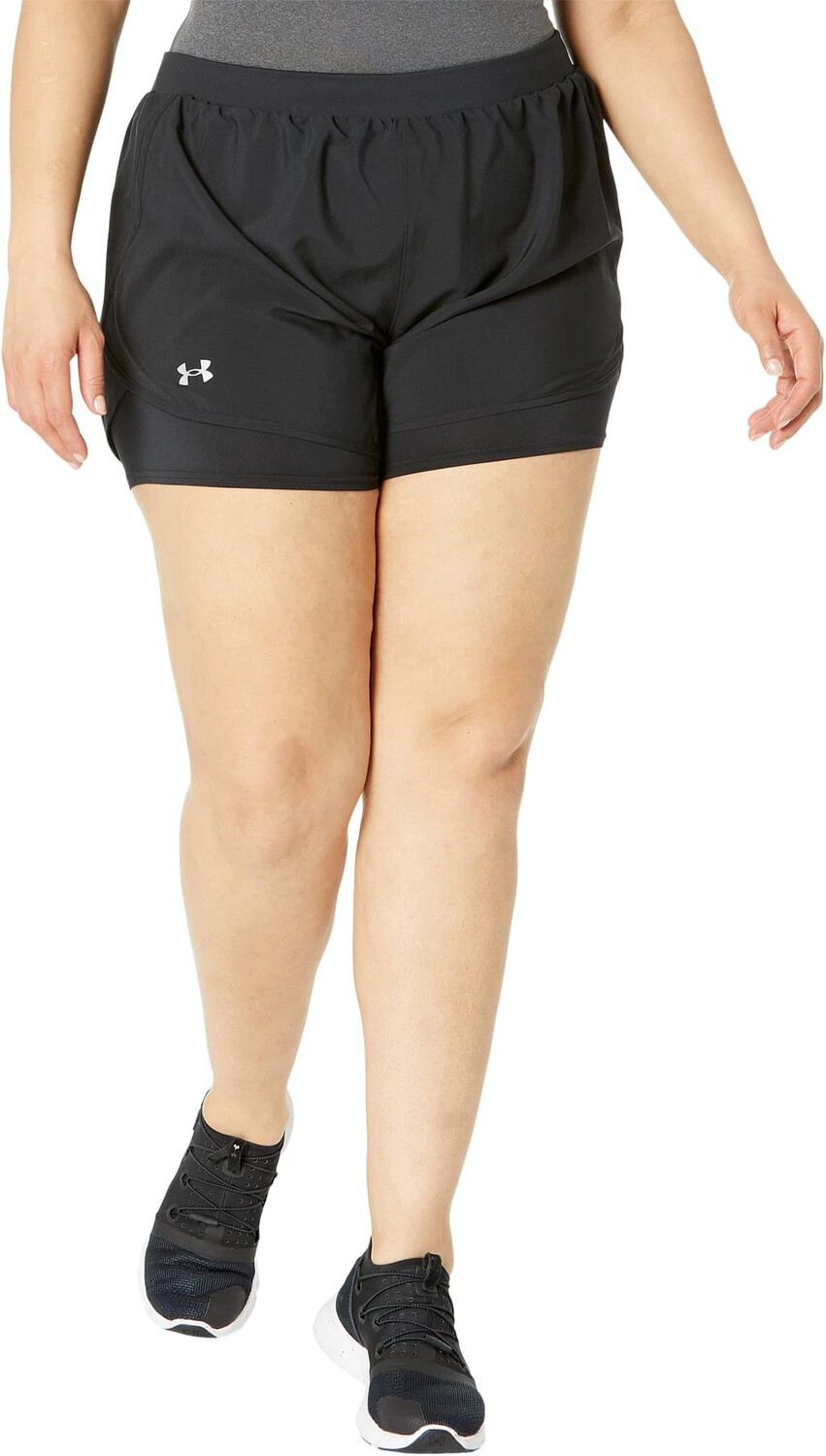 

Шорты 2-в-1 Fly By 2.0 Under Armour, цвет Black/Black/Reflective