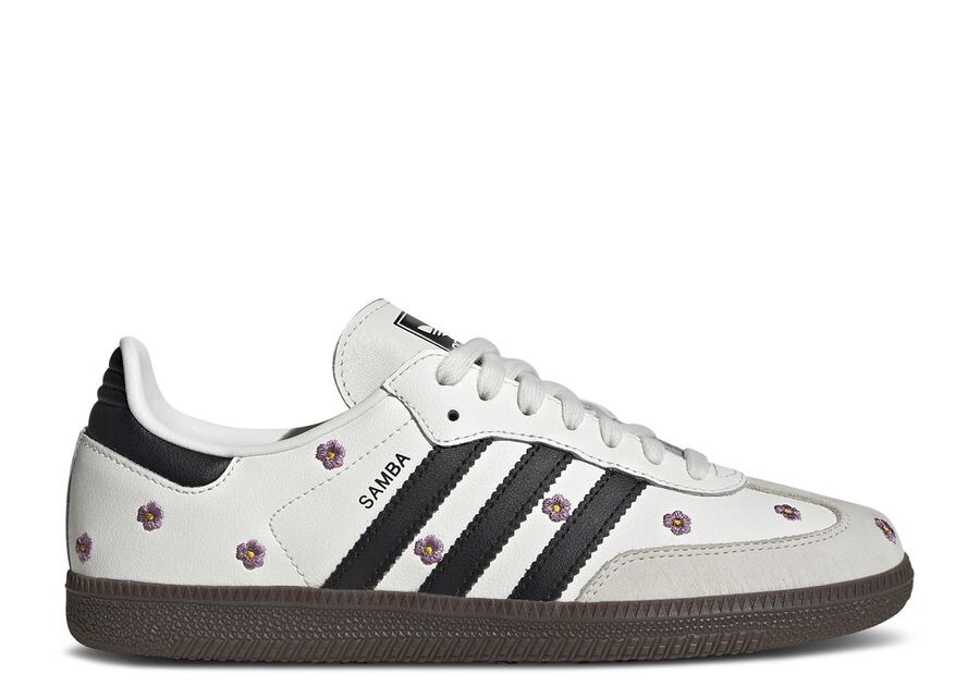 

Кроссовки adidas Wmns Samba OG, цвет White Floral Embroidery