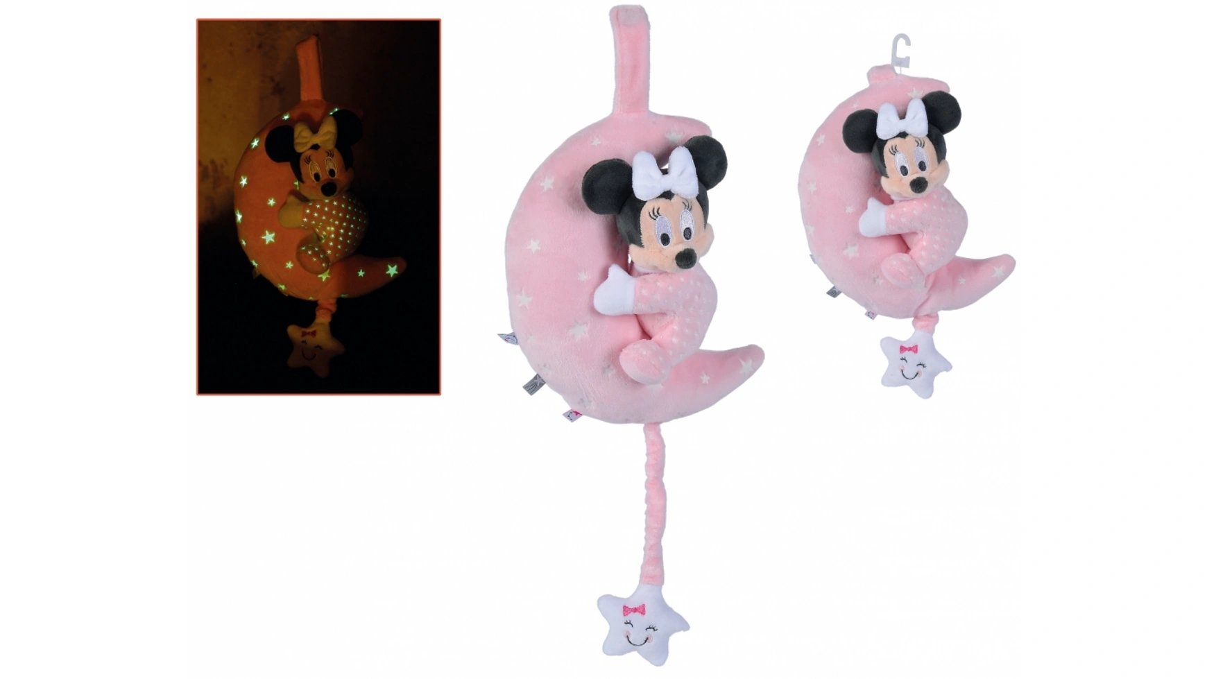 цена Музыкальная шкатулка disney minnie gid луна, звездная ночь, минни и луна с gid Simba