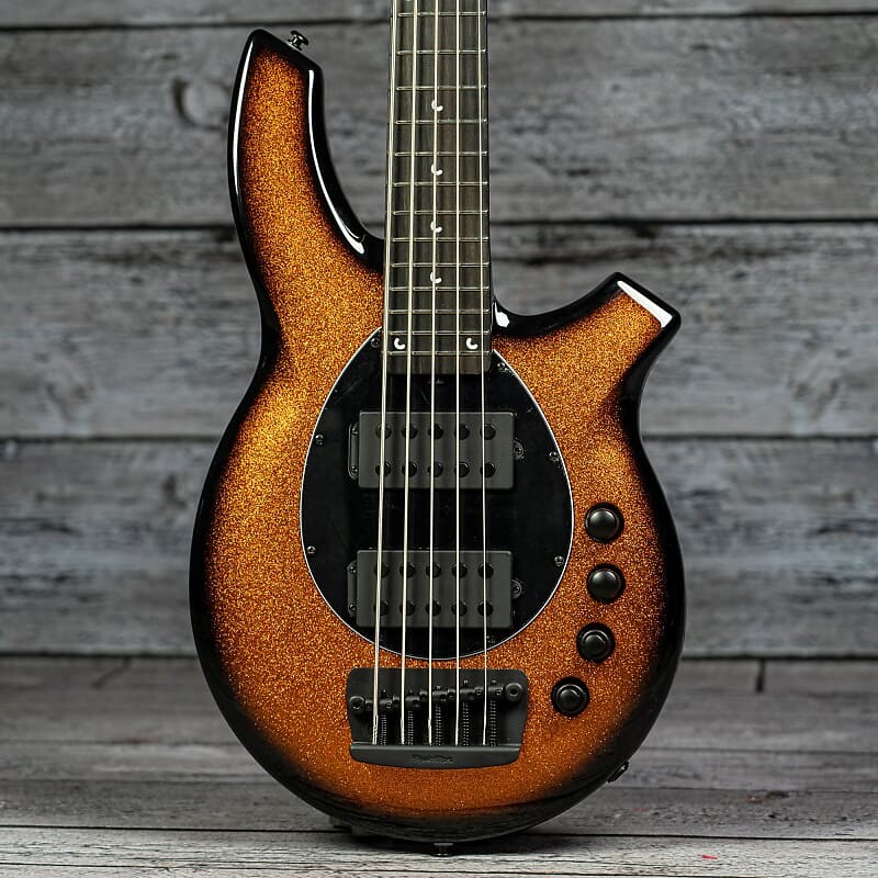 

Басс гитара Ernie Ball Music Man Bongo 5 HH - Harvest Orange