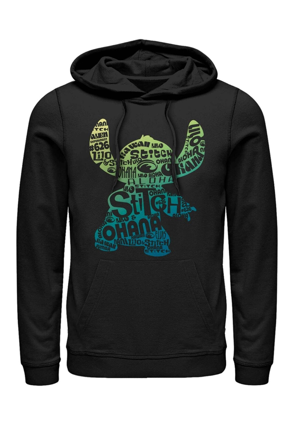 

Толстовка Lilo & Stitch Stitch Fill Unisex Disney, черный