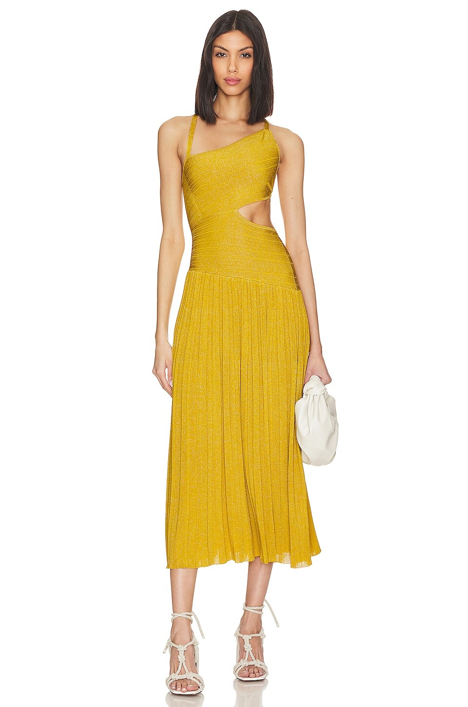 

Платье миди Zimmermann Devi, цвет Mustard
