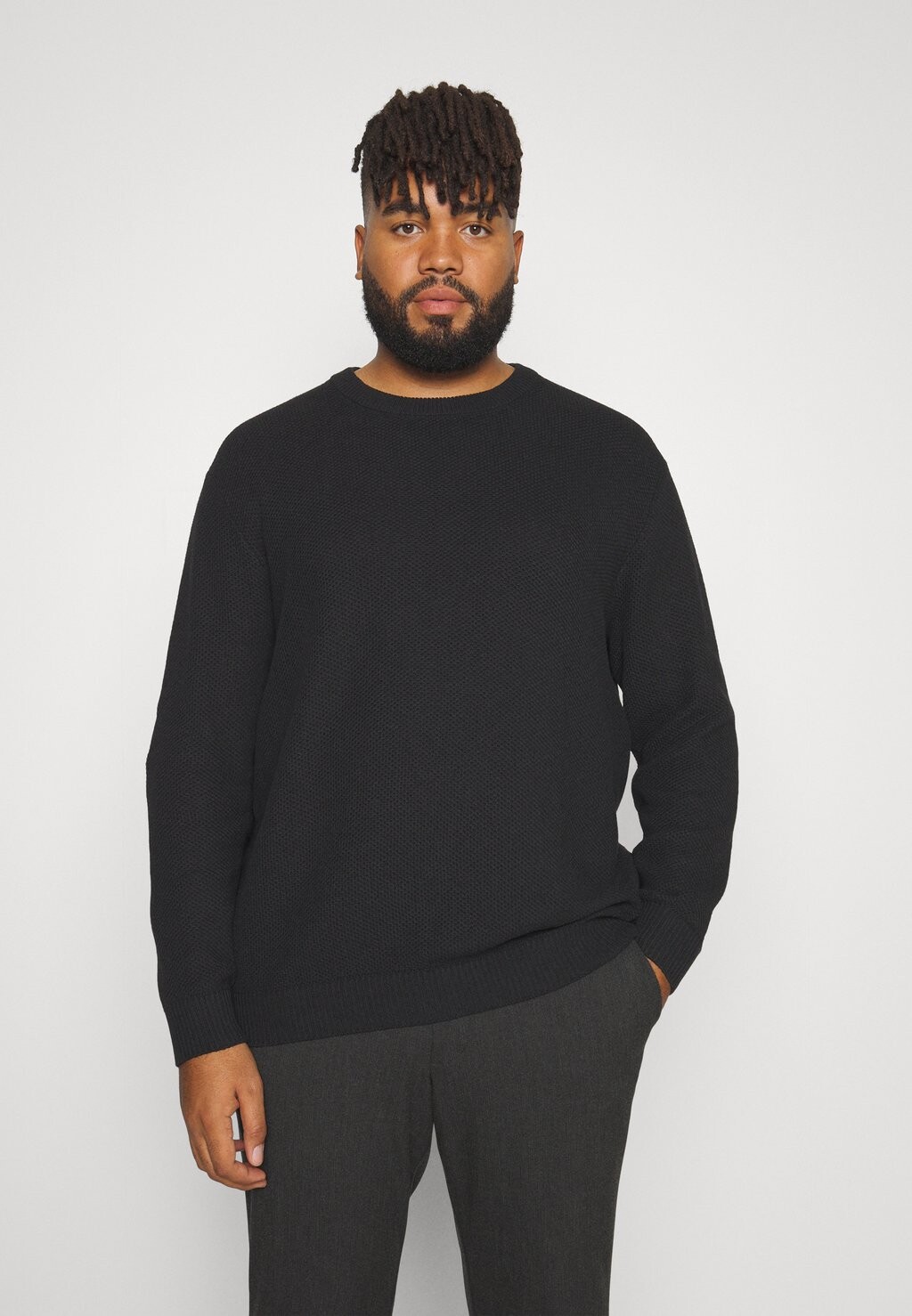 

Свитер JORBRODY CREW NECK Jack & Jones, черный