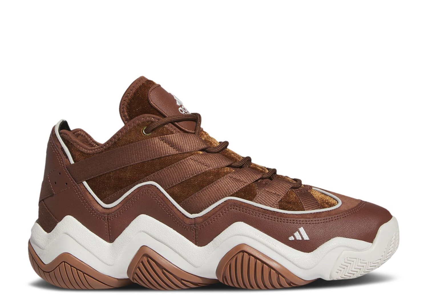 

Кроссовки adidas Top Ten 2010 'Velour Tracksuit - Brown', коричневый