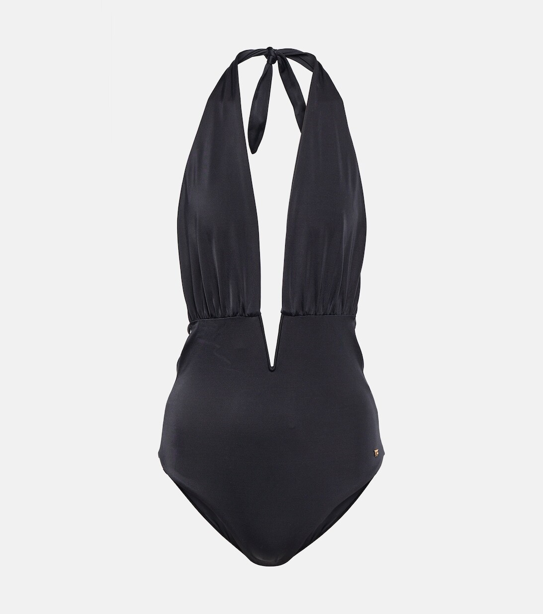 

Купальник из джерси с лямкой на шее TOM FORD, черный