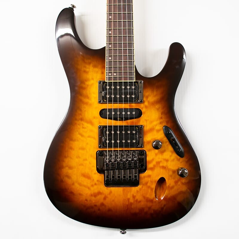 

Электрогитара Ibanez S670QM Electric Guitar - Dragon Eye Burst