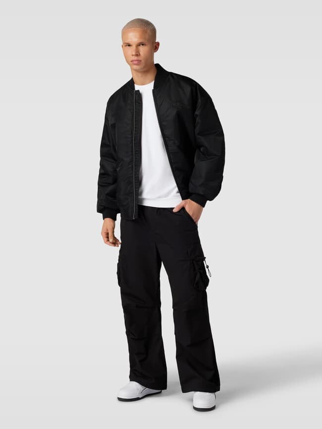 

Брюки-карго с эластичным поясом Jack & Jones, черный