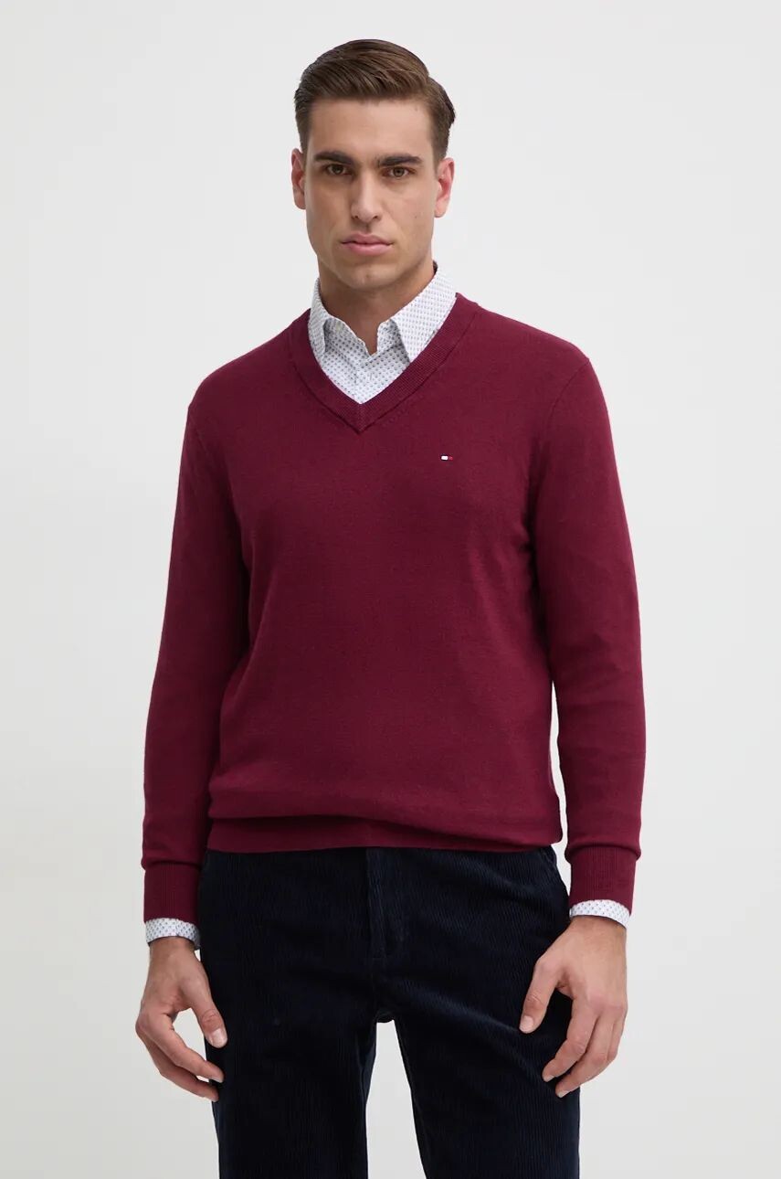 

Свитер Tommy Hilfiger с добавлением кашемира, красный