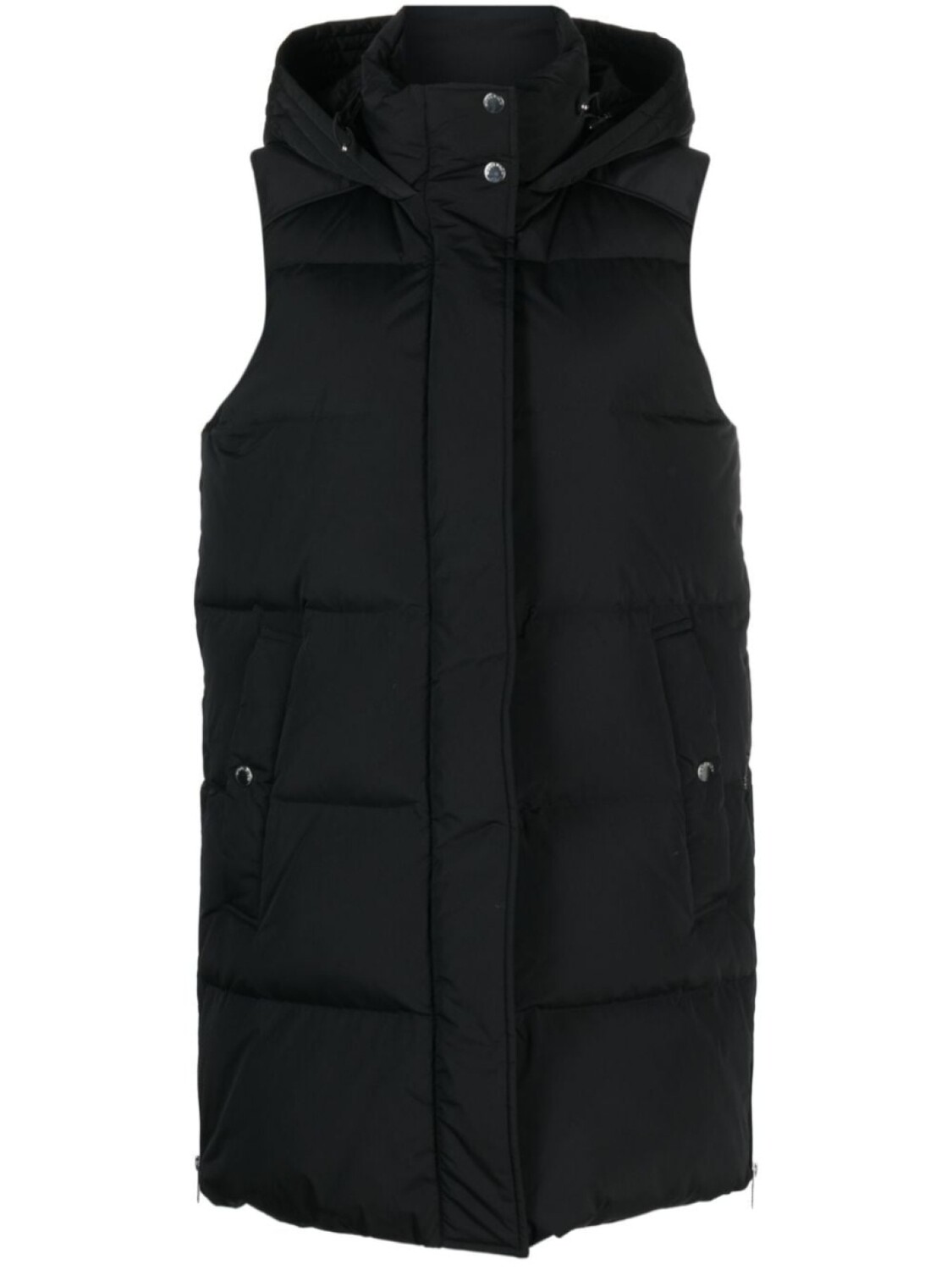 

Woolrich дутый жилет с капюшоном, черный